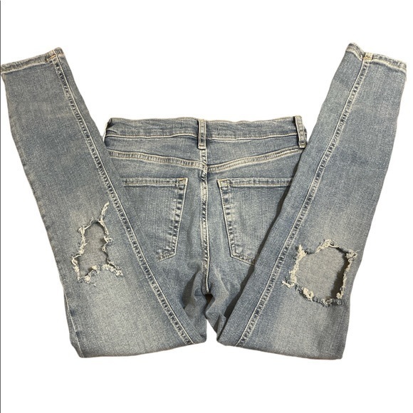 Free people womens we the free ocean blue jeans new with tag size 26 pant - Picture 8 of 8